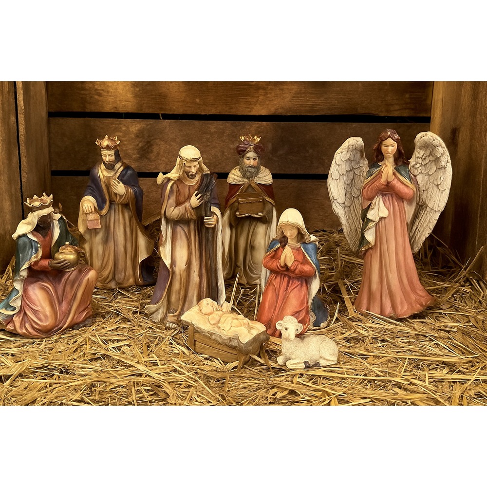 ROBERT STANLEY The Promise Of Christmas 2014 - 8 Piece Nativity Set‎